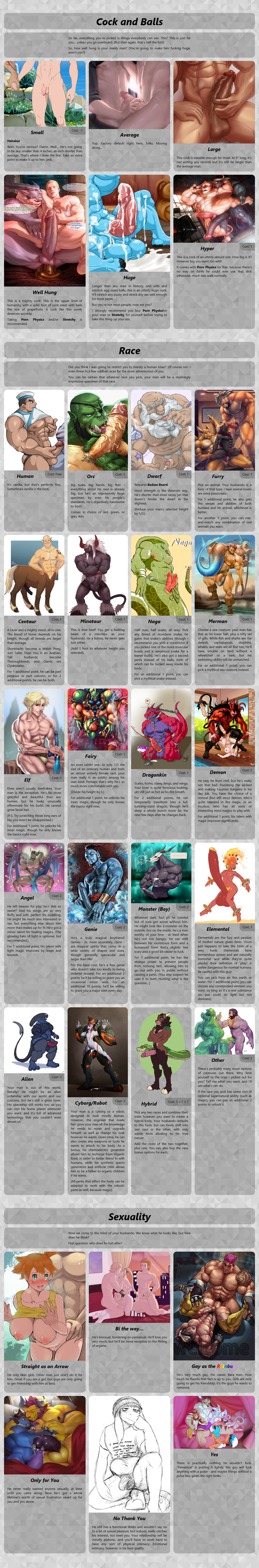 Big, Beefy Husbando CYOA page 2